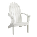 Slatted Wood Adirondack Chair