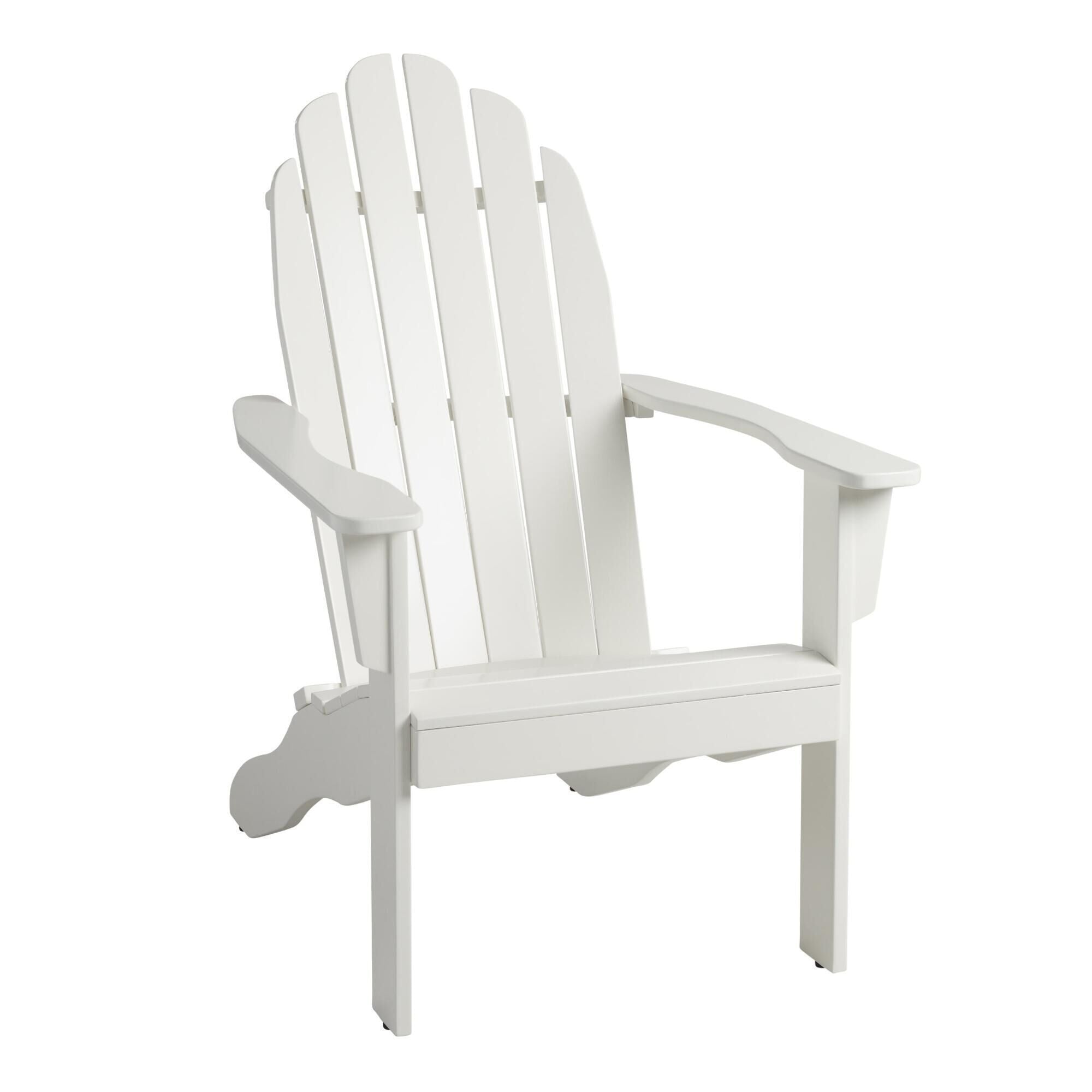 Slatted Wood Adirondack Chair