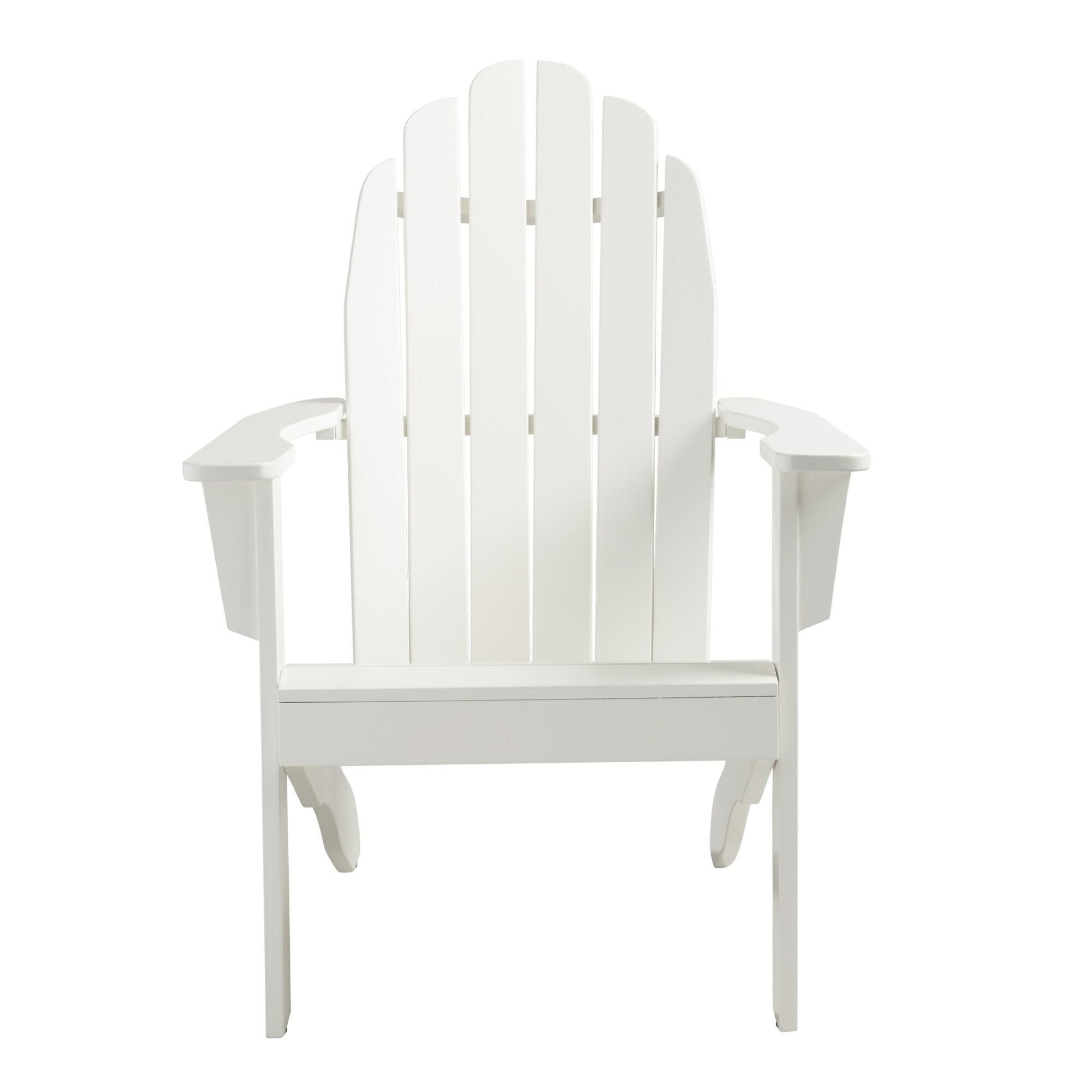 Slatted Wood Adirondack Chair