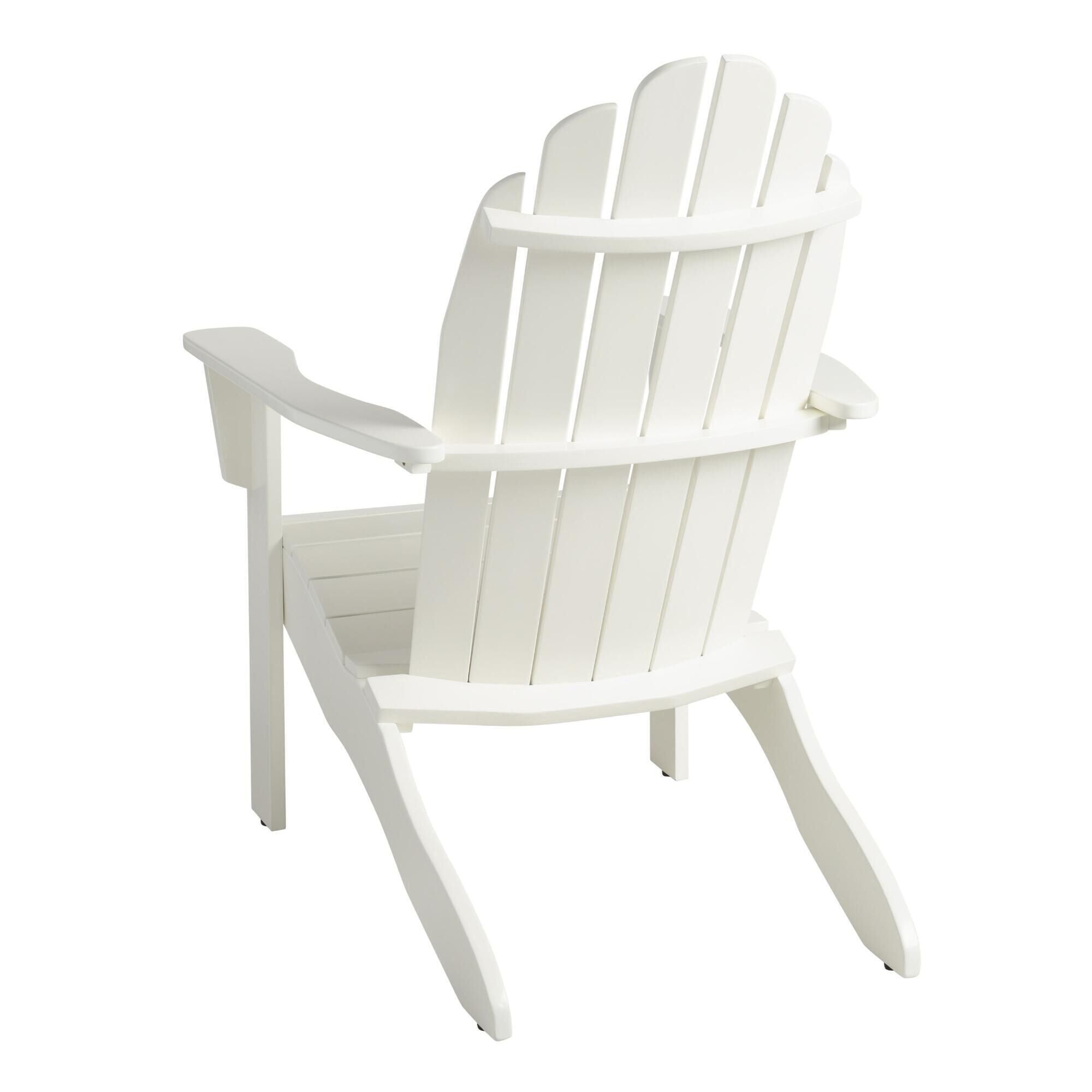 Slatted Wood Adirondack Chair