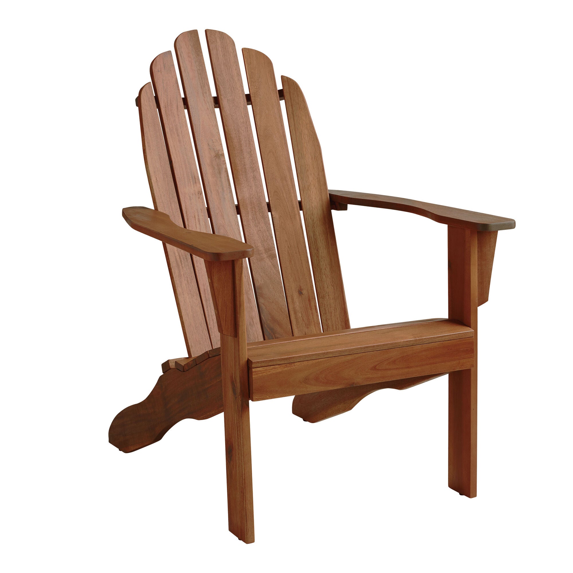 Slatted Wood Adirondack Chair