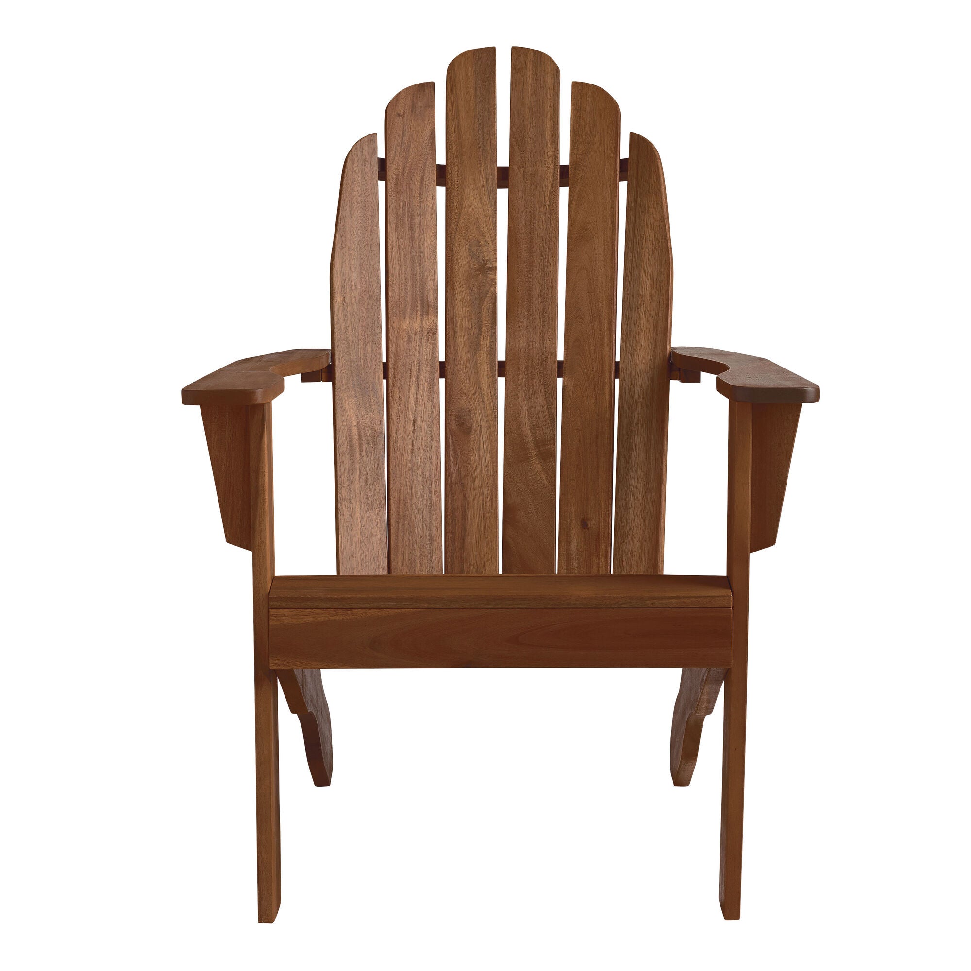 Slatted Wood Adirondack Chair