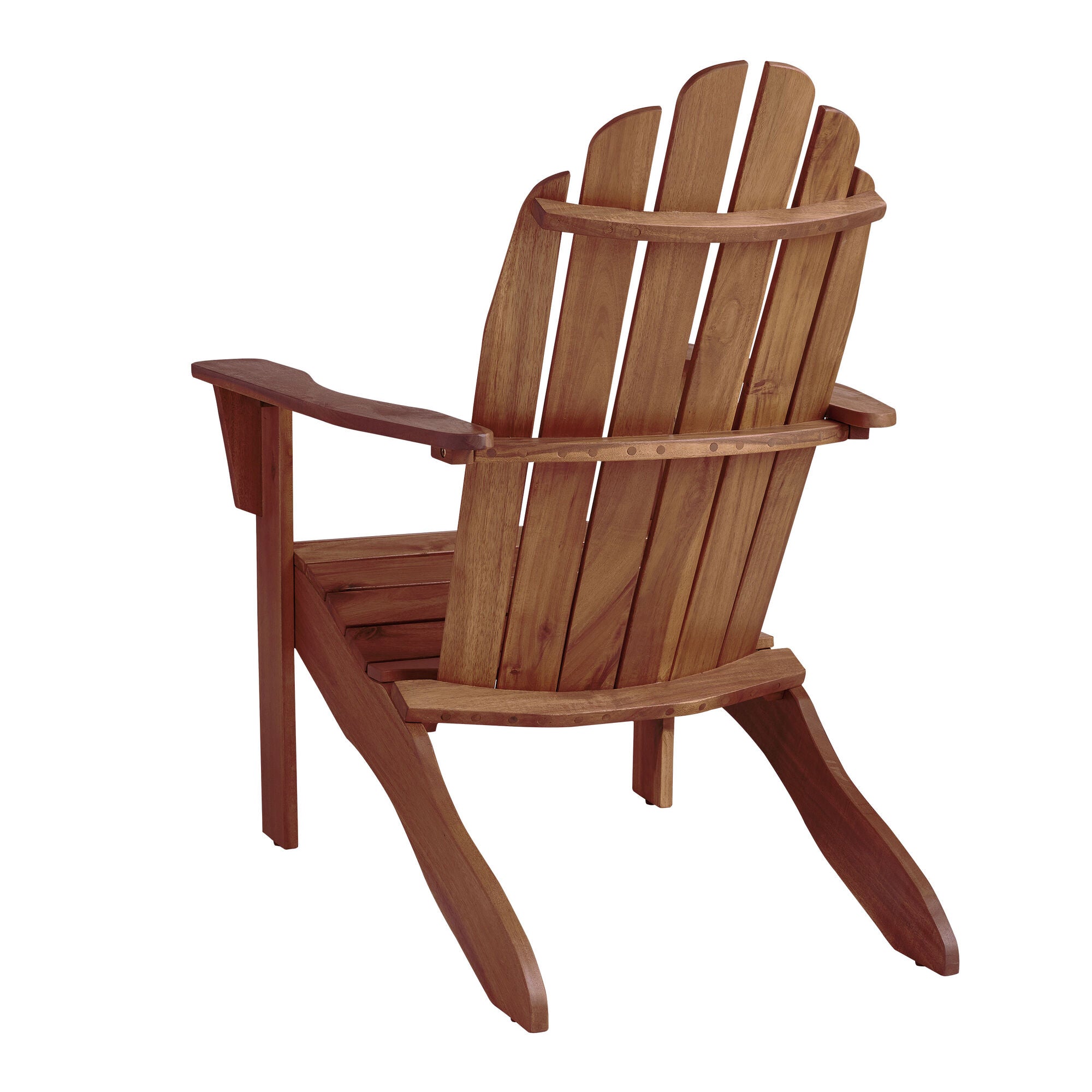 Slatted Wood Adirondack Chair