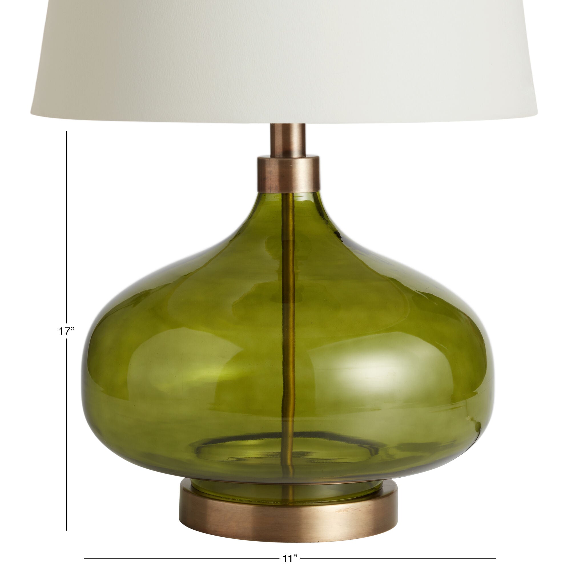 Halsey Glass Teardrop Table Lamp Base