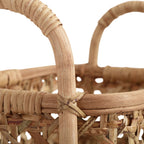 Farrah Natural Rattan Cane 3 Tier Storage Tower